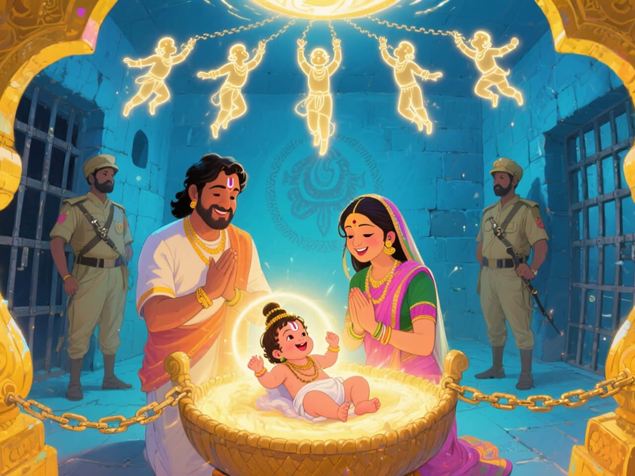 કૃષ્ણ જન્મ કથા અને દેવકીના સાત સંતાનોની મુક્તિ